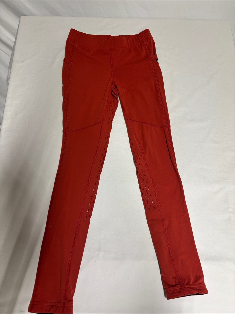 Kerrits XL Full Seat Grip Riding Tights Burnt Orange Equestrian Made USA